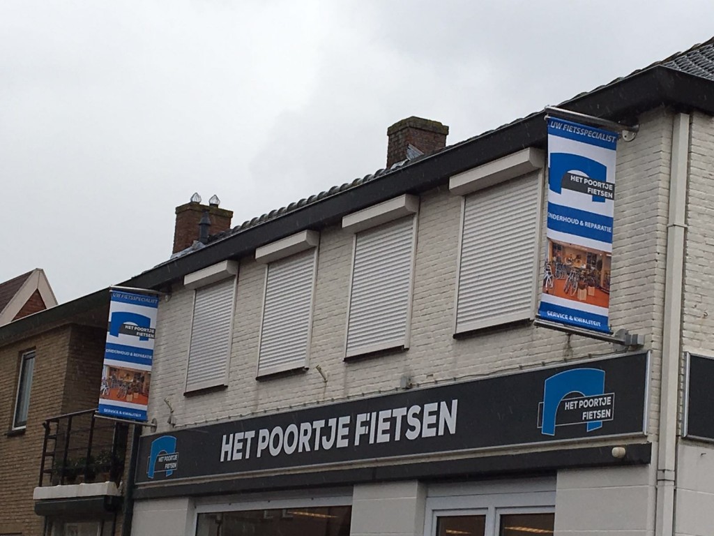 Gevelbanieren - Het Poortje Fietsen Halsteren