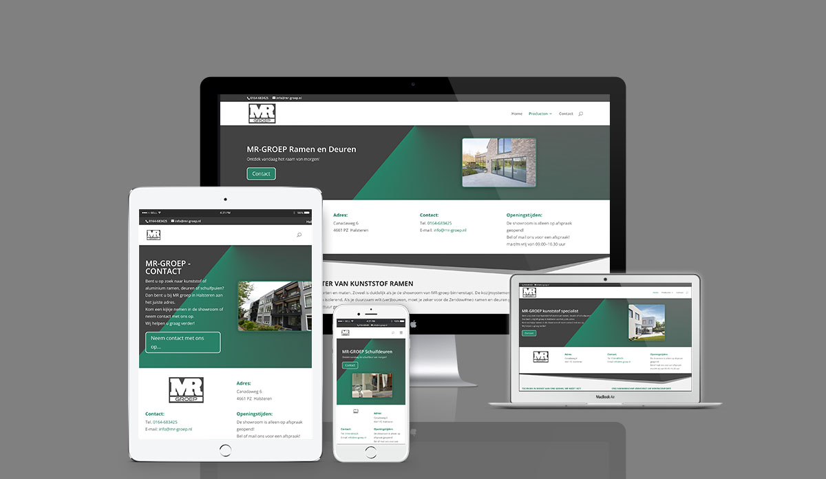 website van MR-groep